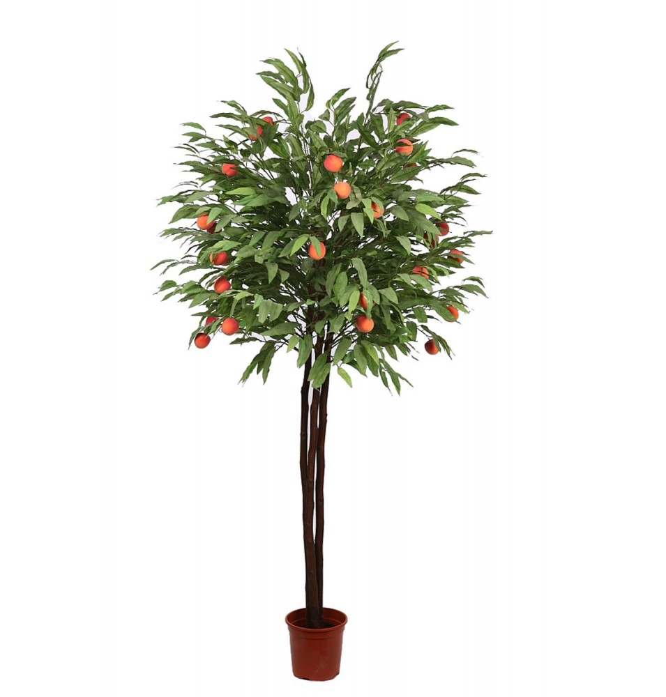 ÁRBOL MELOCOTONERO FRUTA ARTIFICIAL 190 CM ÁRBOL MELOCOTONERO FRUTA ARTIFICIAL 190 CM
