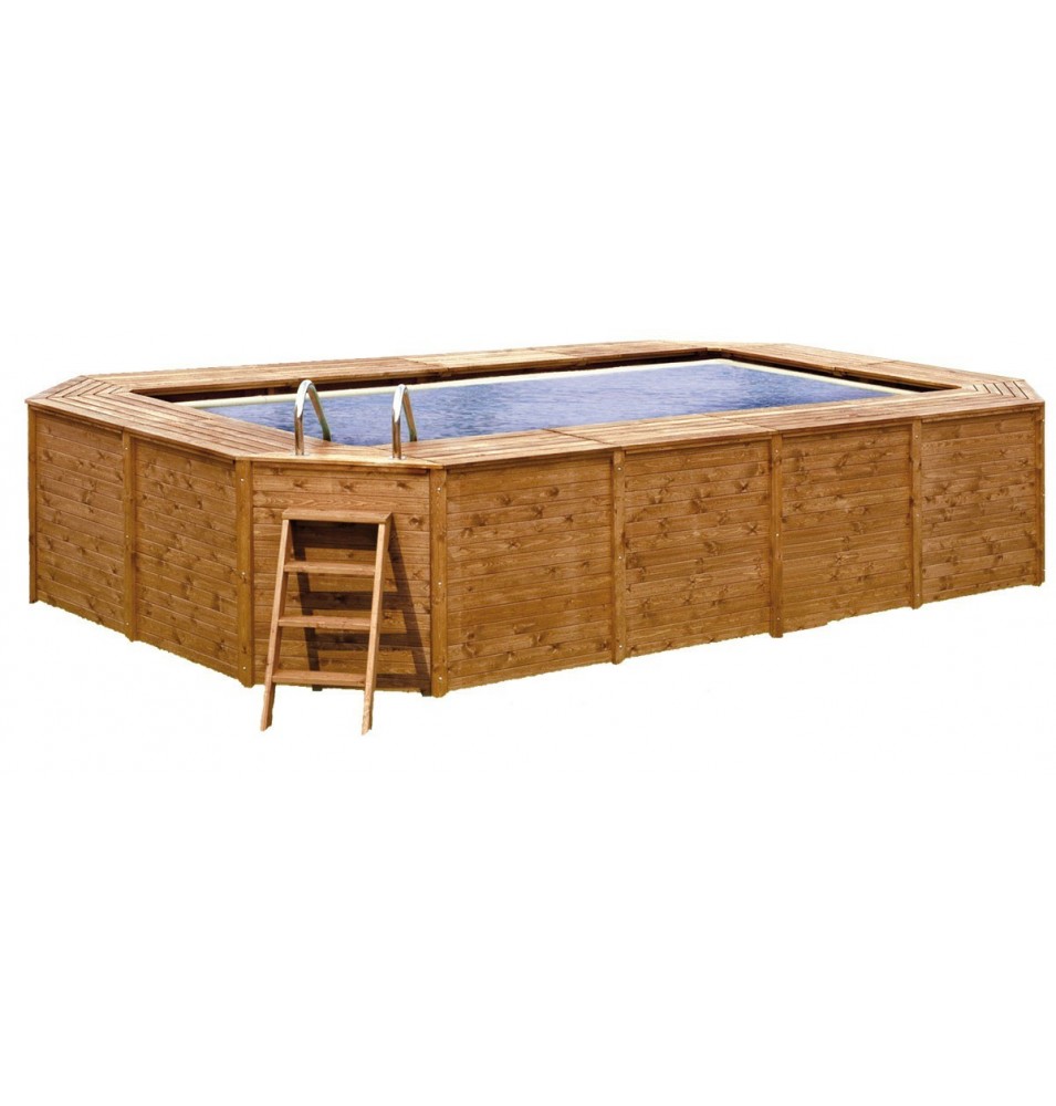 PISCINA RECTANGULAR DE MADERA PANELADA VI PISCINA RECTANGULAR DE MADERA PANELADA VI