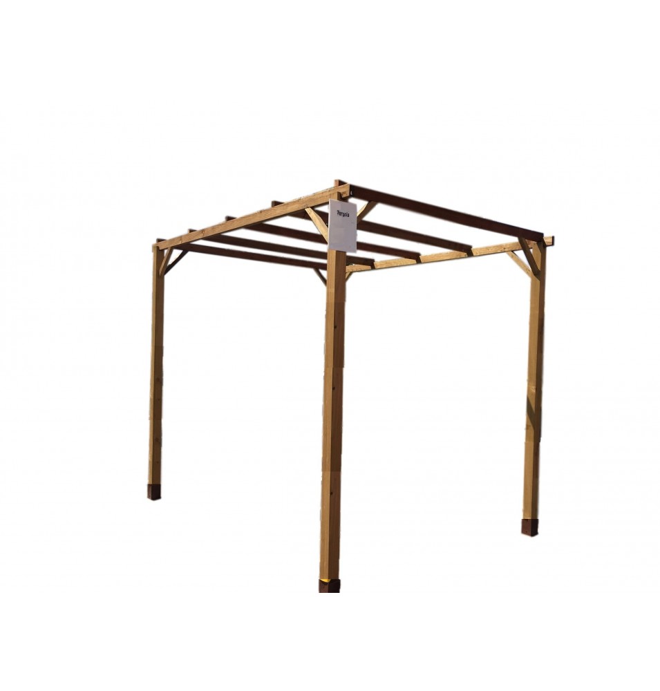 PERGOLA BASIK TRATADA VERDE 400X300 cm PERGOLA BASIK TRATADA VERDE 400X300 cm