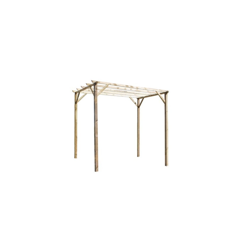 PERGOLA BASIK TRATADA VERDE 300x250 cm PERGOLA BASIK TRATADA VERDE 300x250 cm