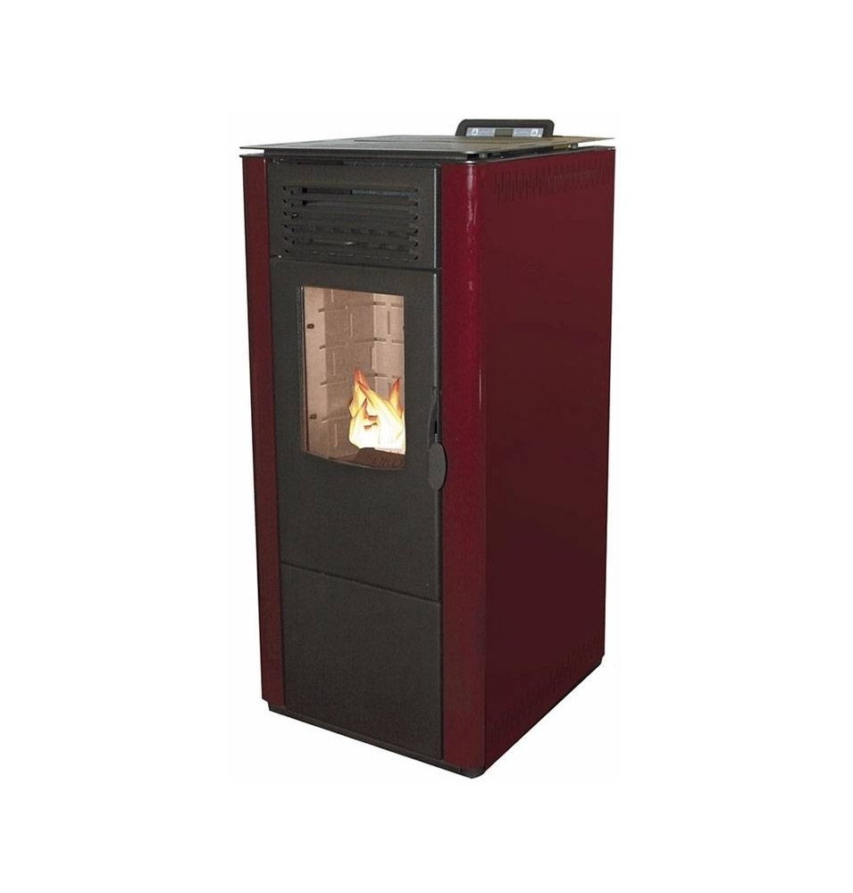 Estufa de Pellets Kovyx Hestia 8,4 Kw Roja Estufa de Pellets Kovyx Hestia 8,4 Kw Roja