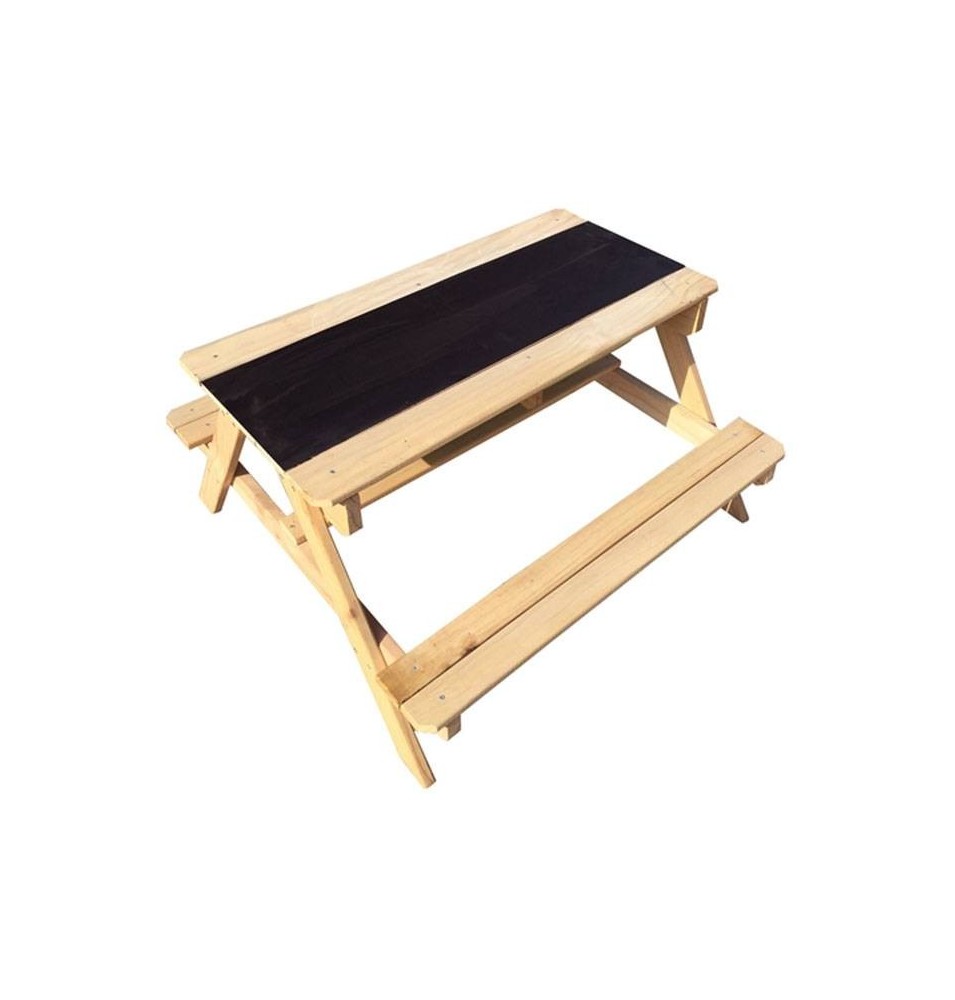 MESA DE PICNIC CON PIZARRA MESA DE PICNIC CON PIZARRA