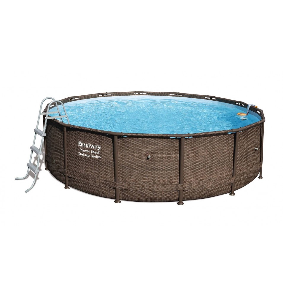 PISCINA POWER STEEL DISEÑO RATTAN V PISCINA POWER STEEL DISEÑO RATTAN V