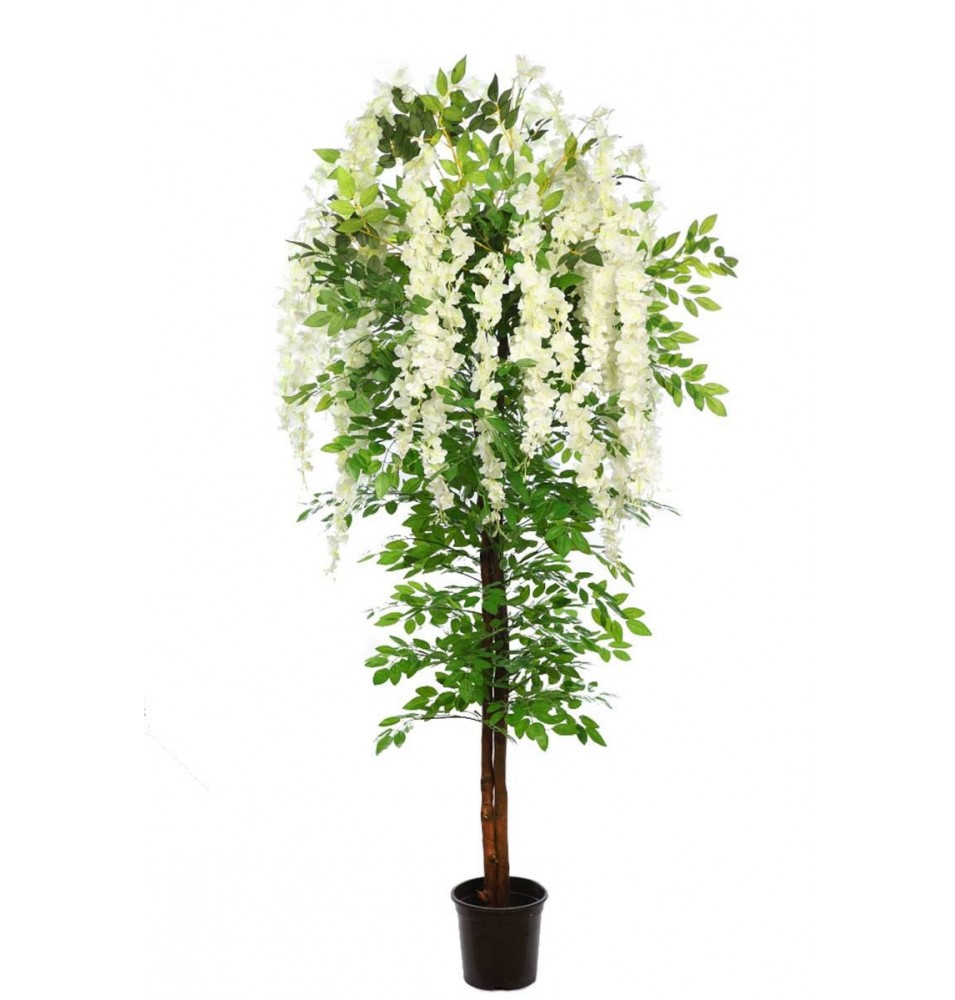 ÁRBOL WISTERIA BLANCO ARTIFICIAL 180 CM ÁRBOL WISTERIA BLANCO ARTIFICIAL 180 CM