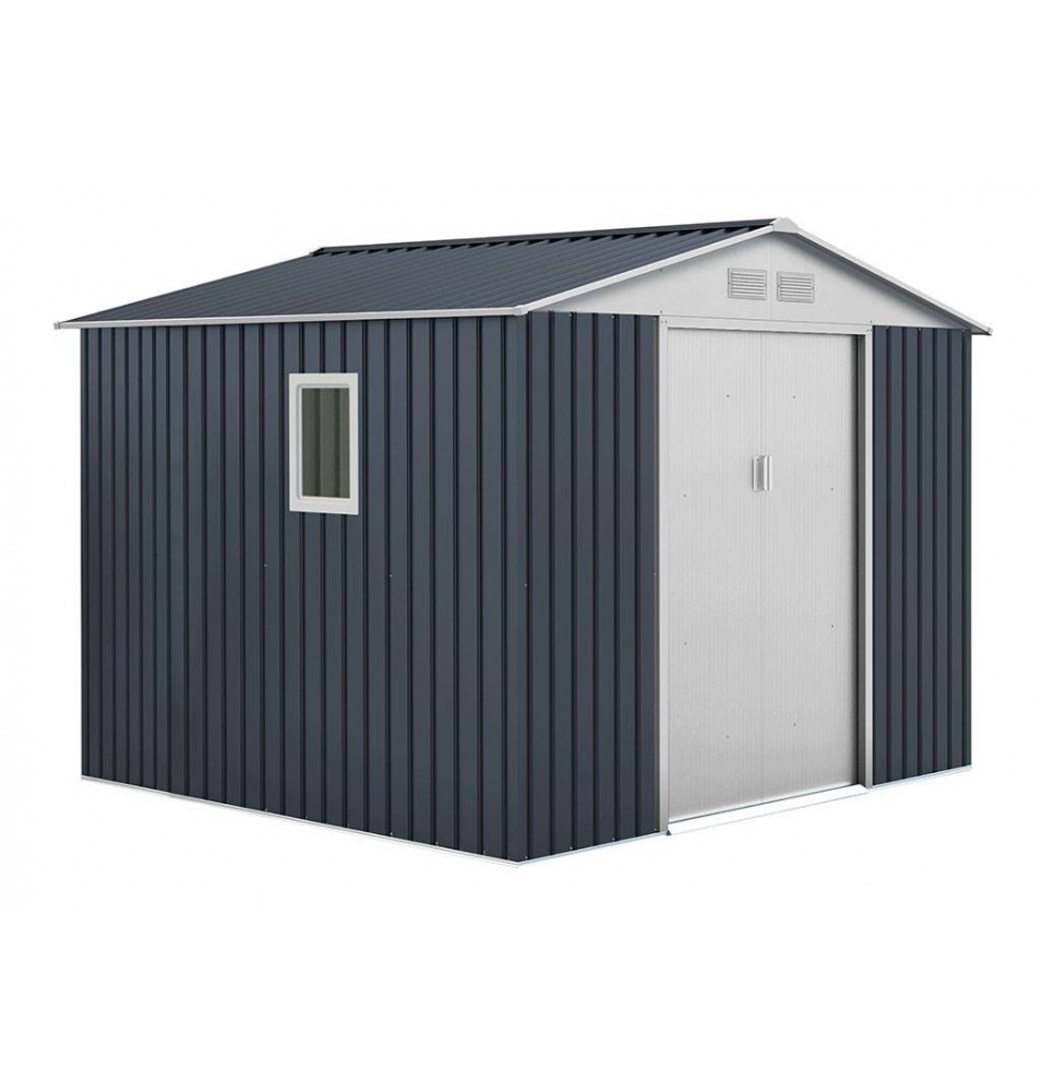 CASETA METÁLICA DERBY ANTRACITA 7,06 M2 CASETA METÁLICA DERBY ANTRACITA 7,06 M2