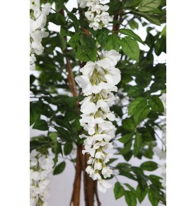 ÁRBOL WISTERIA BLANCO ARTIFICIAL 210 CM