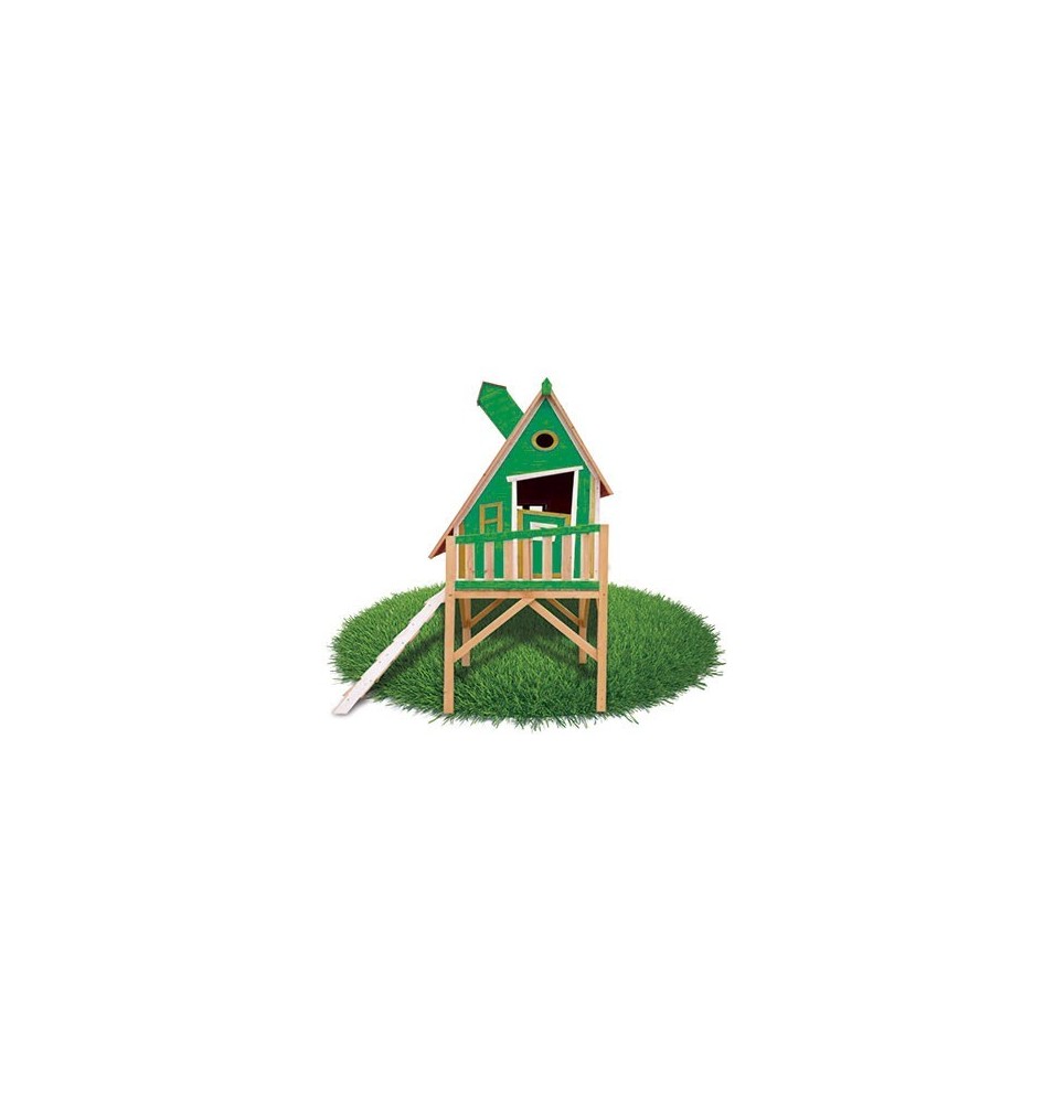 CASITA DE MADERA GULLIVER VERDE CASITA DE MADERA GULLIVER VERDE